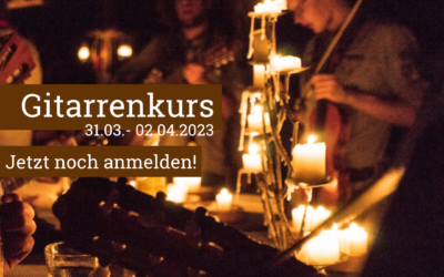 Jetzt noch schnell anmelden zum Gitarrenkurs